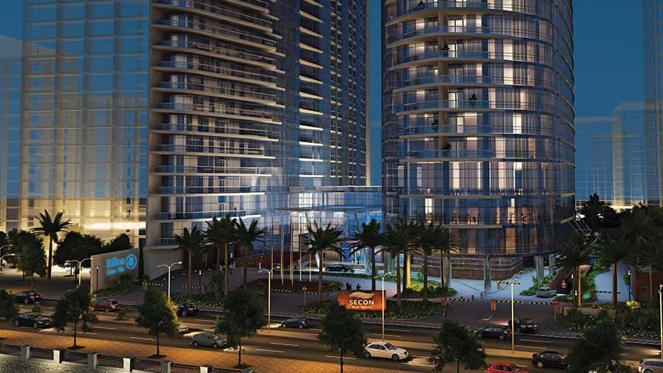 Large-scale high-rise building project